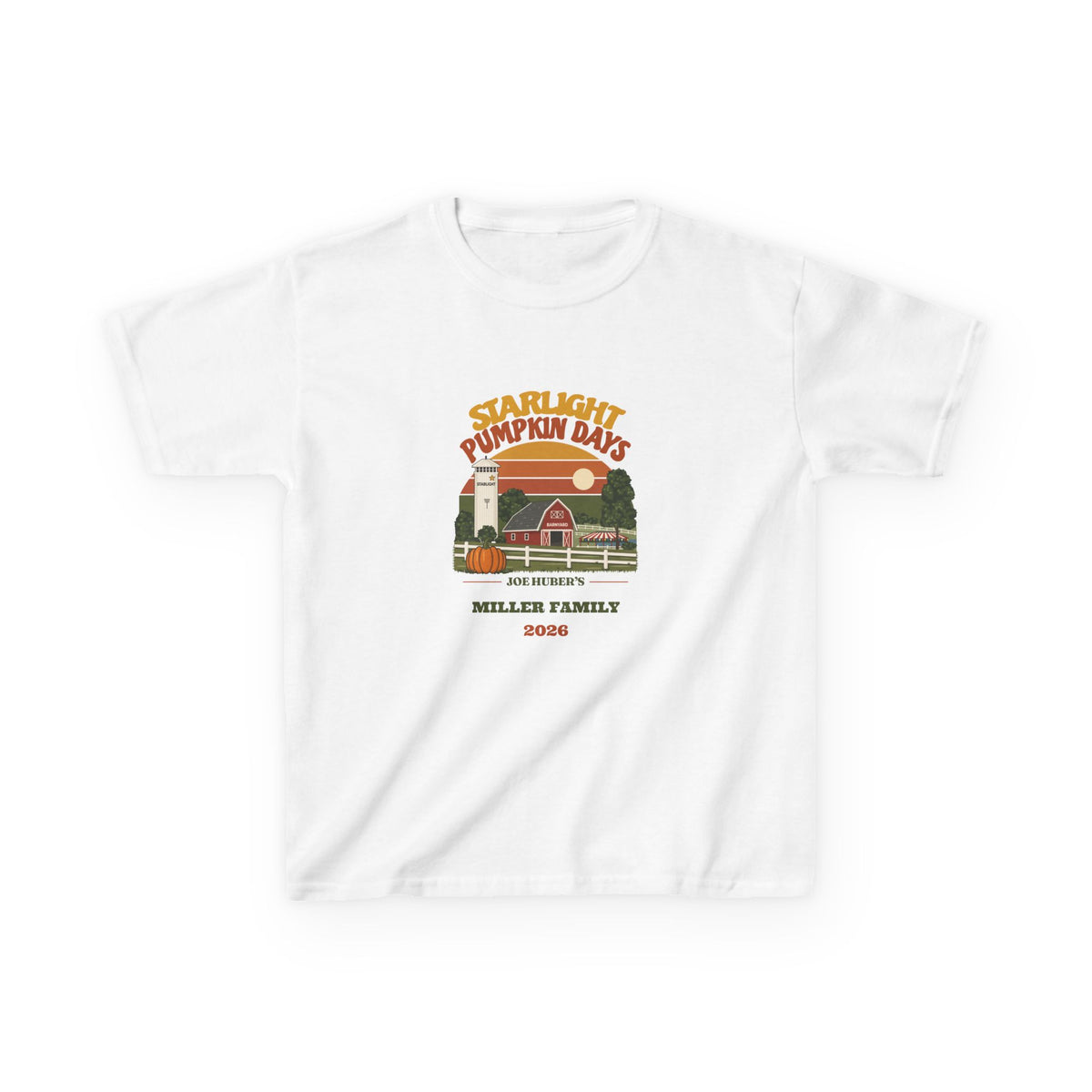Starlight Sunset — Personalized Pumpkin Days Tee (Youth)
