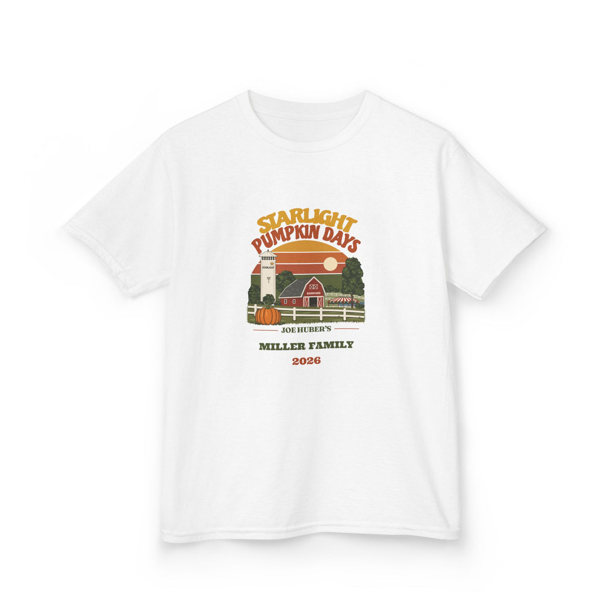 Starlight Sunset — Personalized Pumpkin Days Tee (Youth)