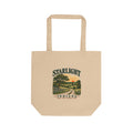 Supplier preview of the Country Roads design on an Oyster Econscious tote bag.