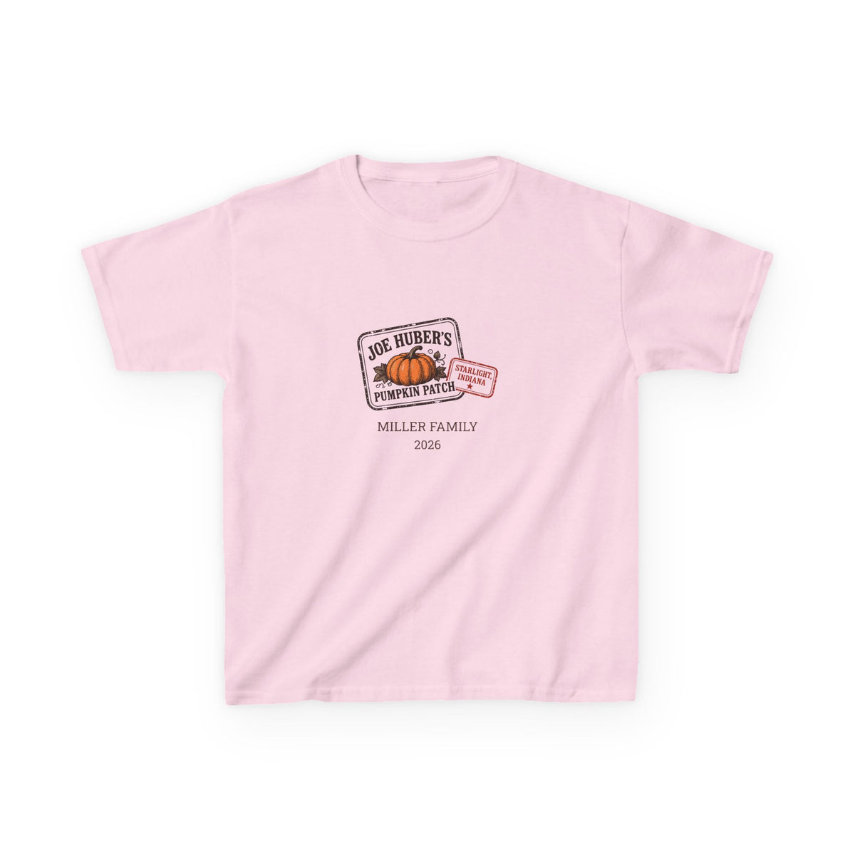 Pumpkin Patch Passport — Personalized Stamp Tee (Youth)