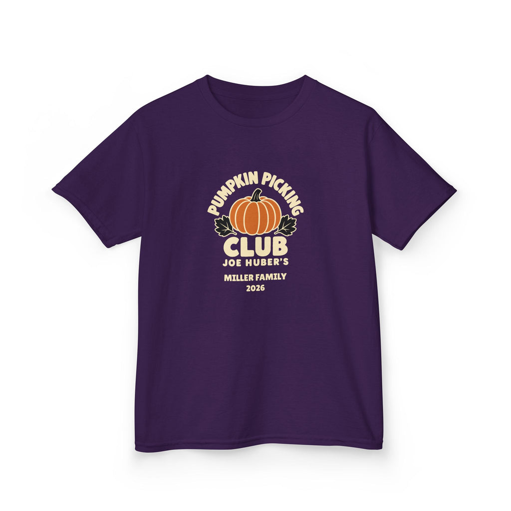 Pumpkin Picking Club — Personalized Farm Tee (Youth)