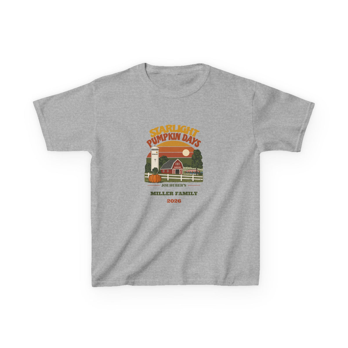 Starlight Sunset — Personalized Pumpkin Days Tee (Youth)