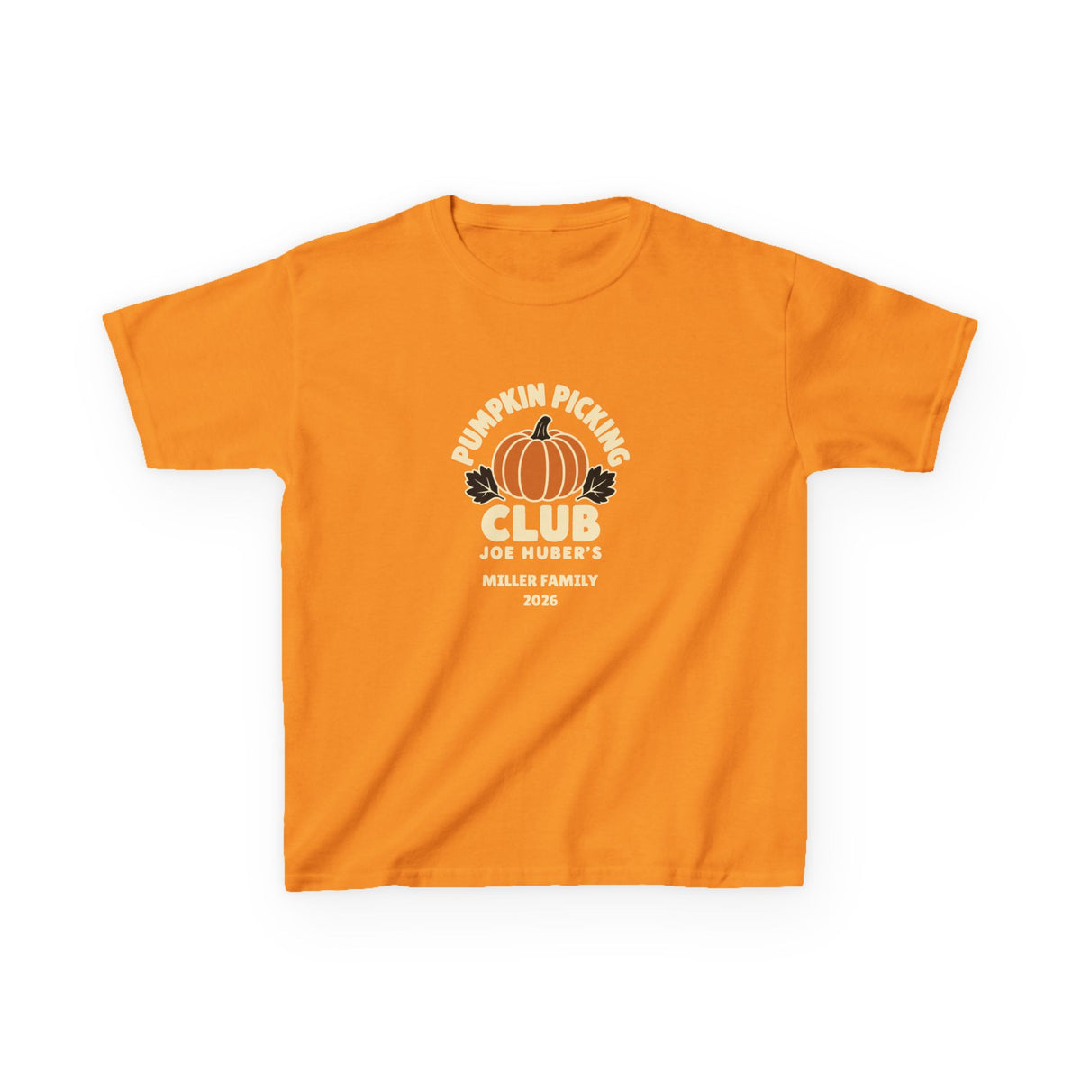 Pumpkin Picking Club — Personalized Farm Tee (Youth)