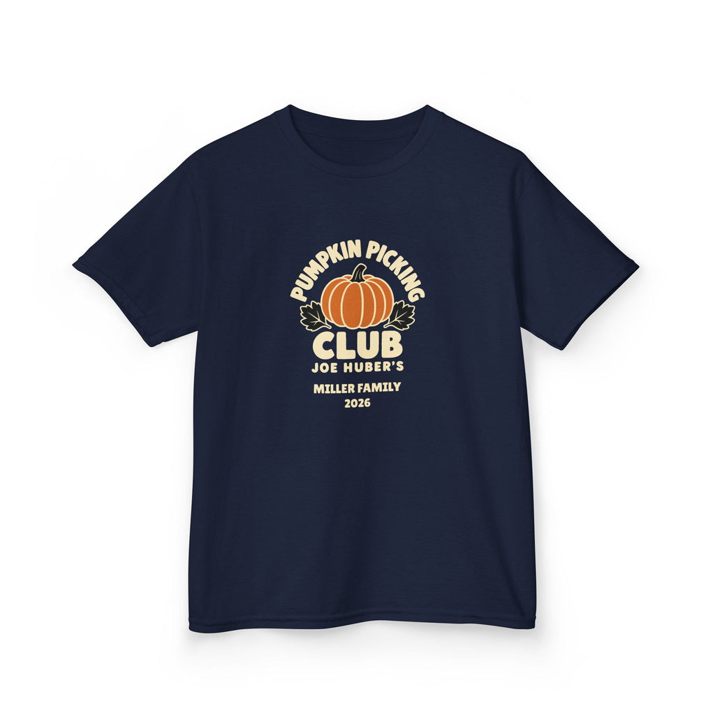 Pumpkin Picking Club — Personalized Farm Tee (Youth)