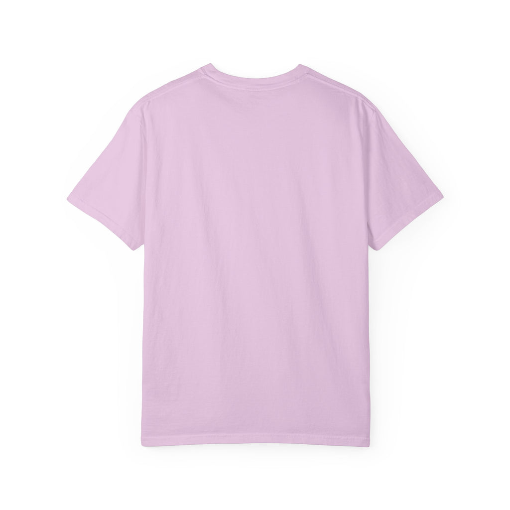 Blank back of the Orchid Comfort Colors Strawberry Days tee.