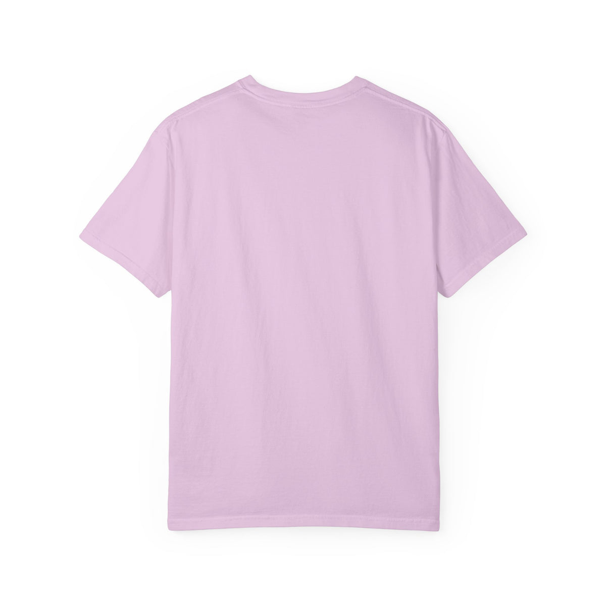 Blank back of the Orchid Comfort Colors Strawberry Days tee.