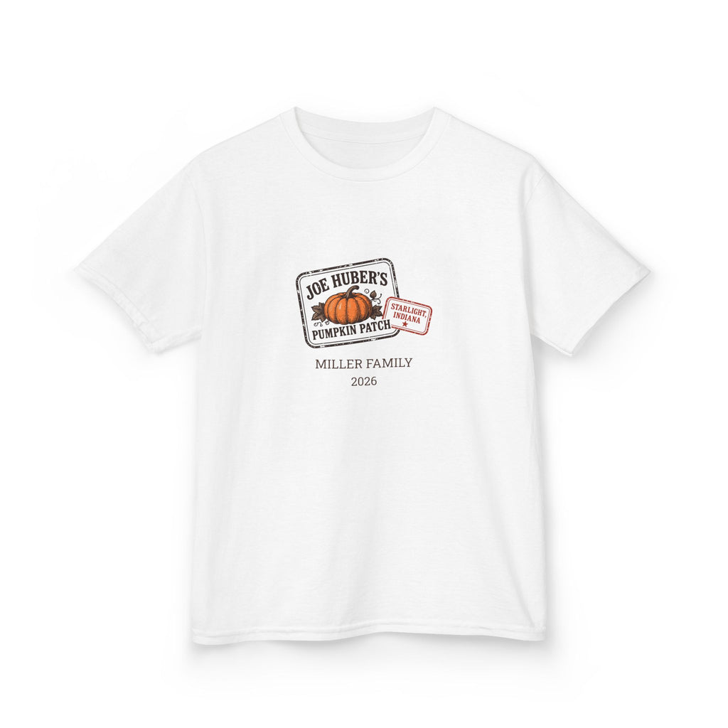 Pumpkin Patch Passport — Personalized Stamp Tee (Youth)