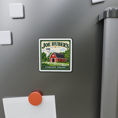 Joe Huber’s — Barnyard Landmark Magnet — product mockup