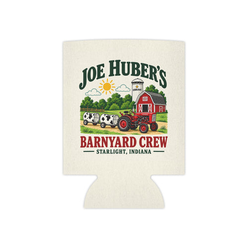 Joe Huber’s — Barnyard Cow Train Can Cooler — product mockup