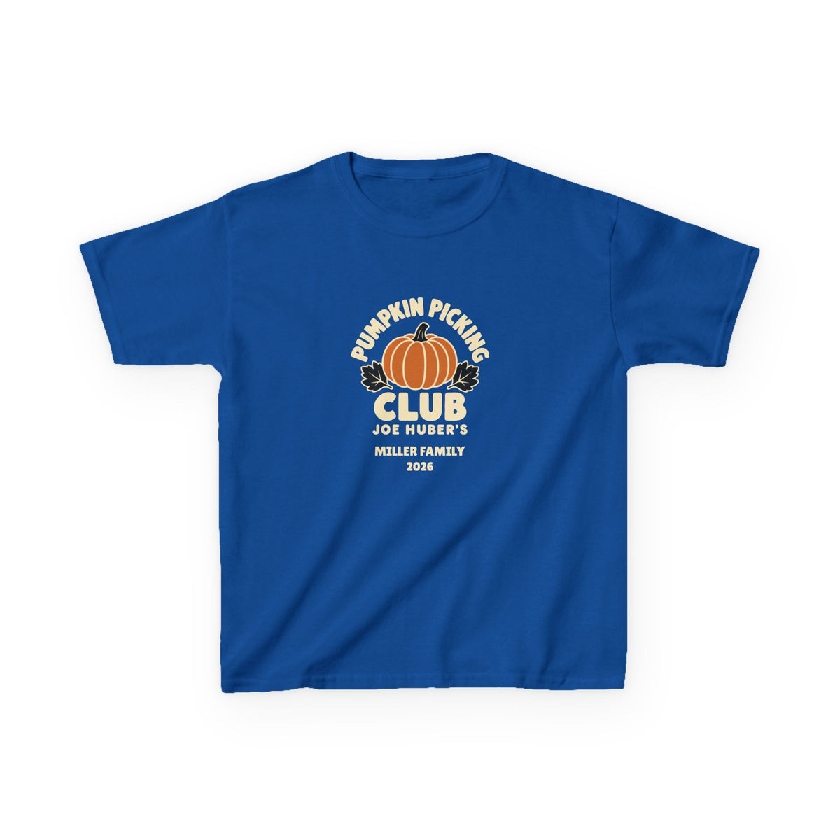 Pumpkin Picking Club — Personalized Farm Tee (Youth)