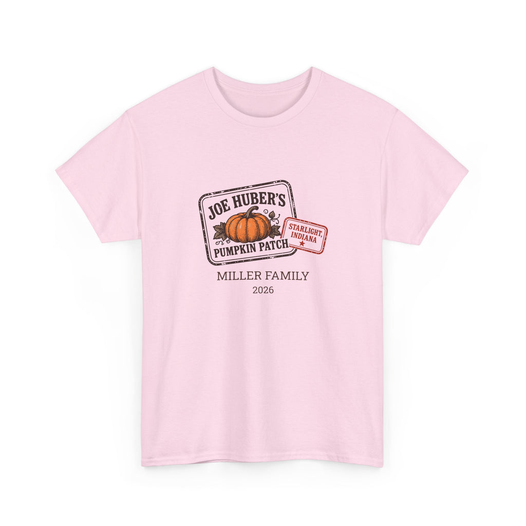 Pumpkin Patch Passport — Personalized Stamp Tee (Adult)