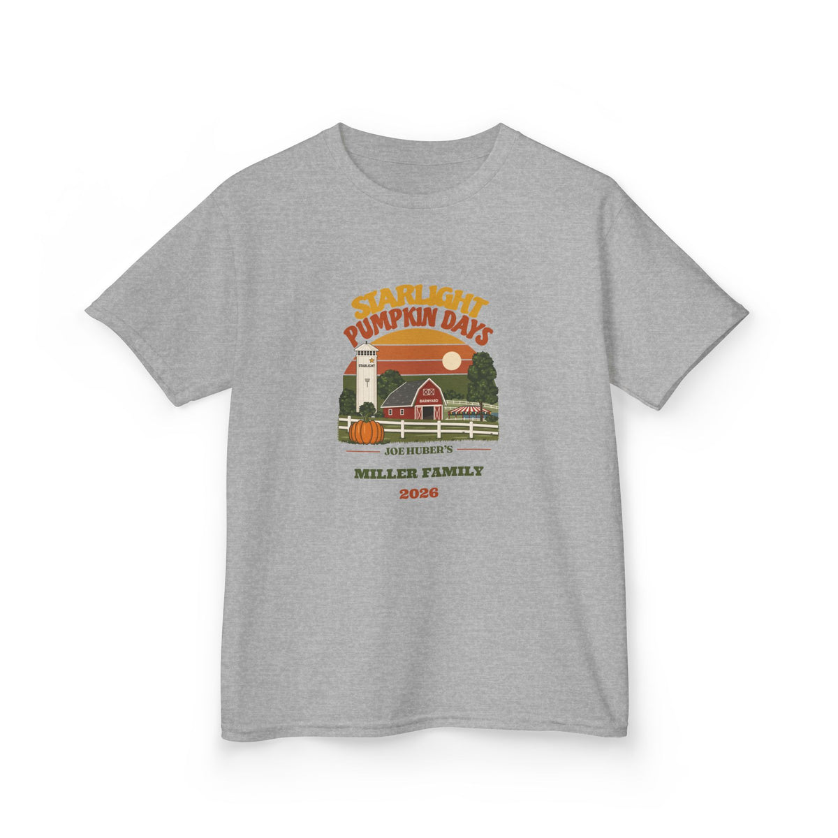 Starlight Sunset — Personalized Pumpkin Days Tee (Youth)