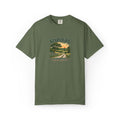 Starlight, Indiana — Country Roads Tee on Sage — supplier-generated preview; physical sample pending