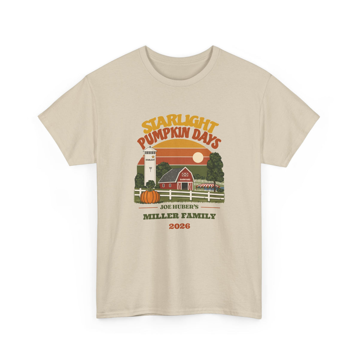 Starlight Sunset — Personalized Pumpkin Days Tee (Adult)