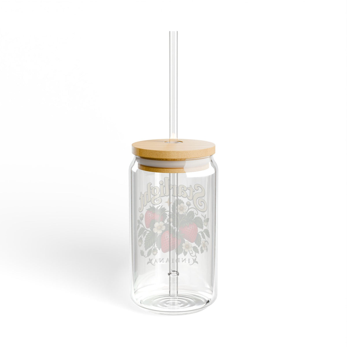 Starlight, Indiana — Strawberry Days Glass Cup
