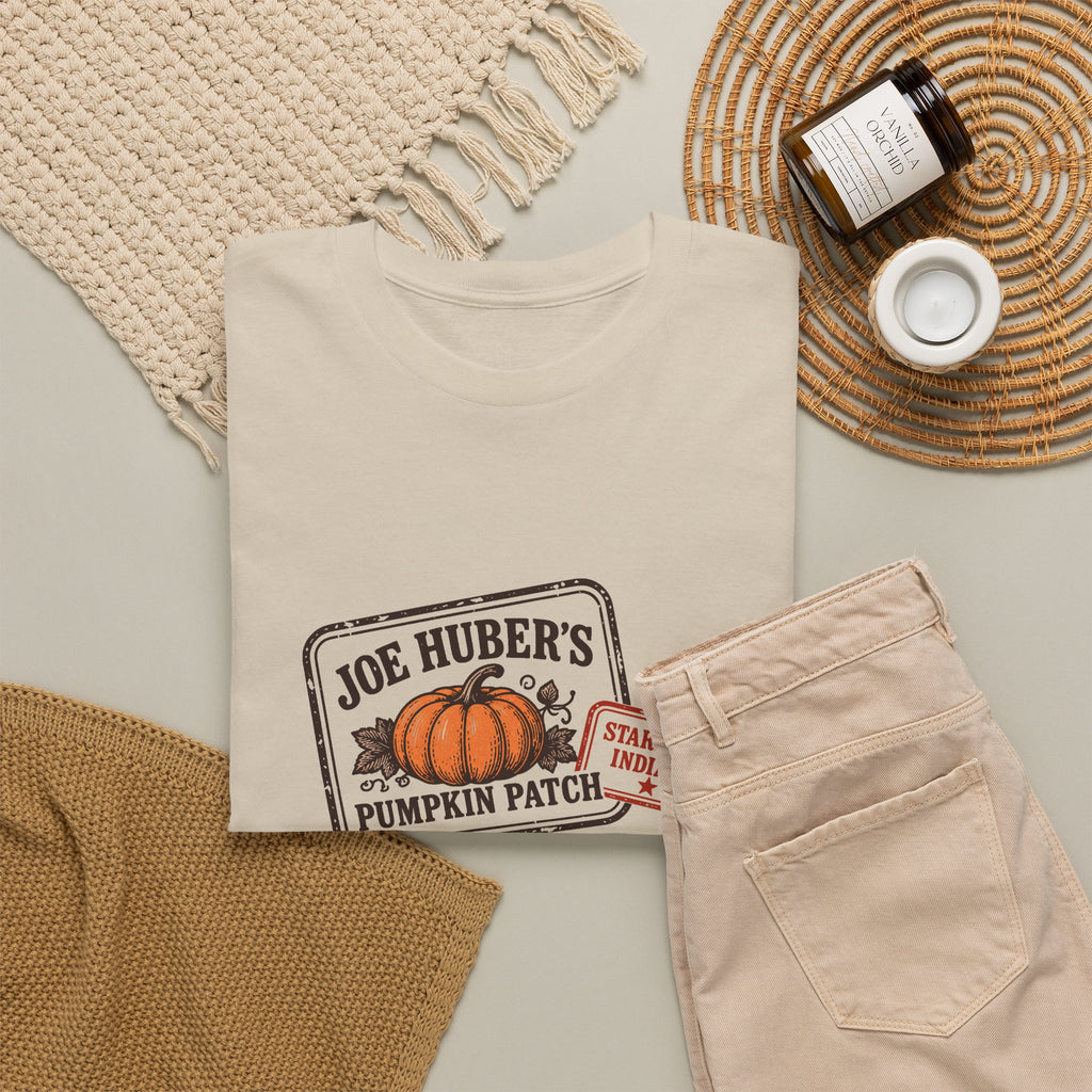 Pumpkin Patch Passport — Personalized Stamp Tee (Adult)