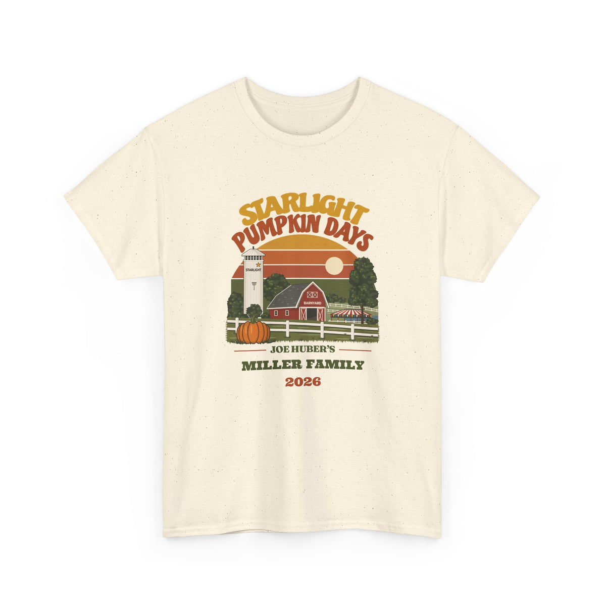 Starlight Sunset — Personalized Pumpkin Days Tee (Adult)