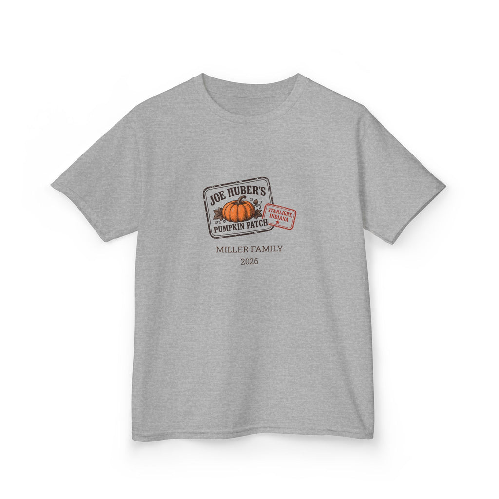 Pumpkin Patch Passport — Personalized Stamp Tee (Youth)