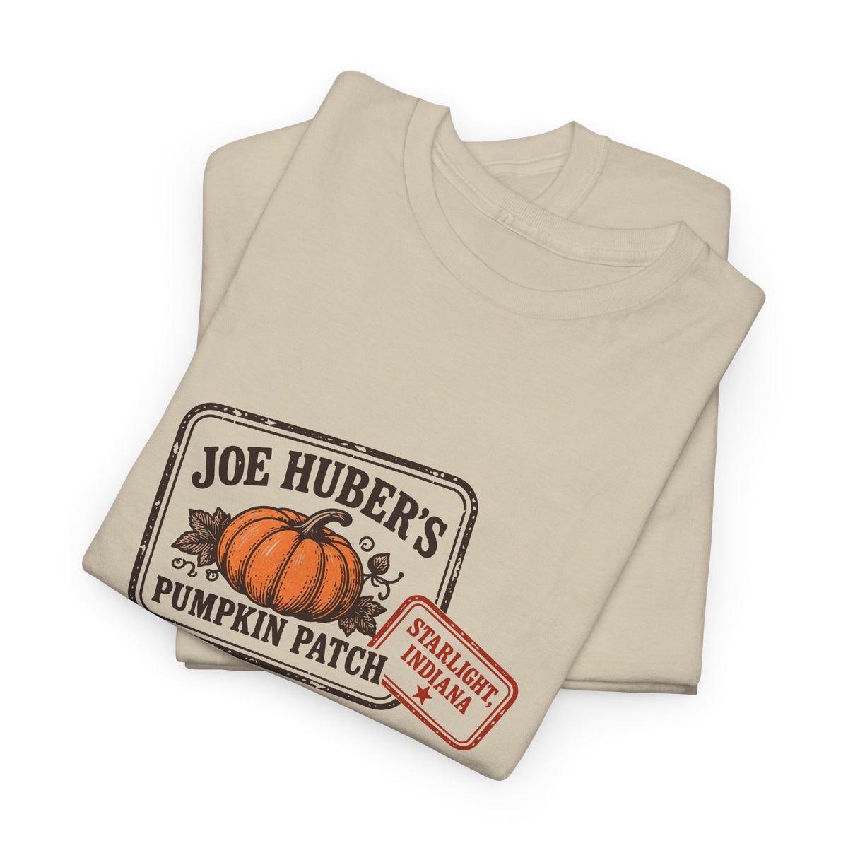 Pumpkin Patch Passport — Personalized Stamp Tee (Adult)