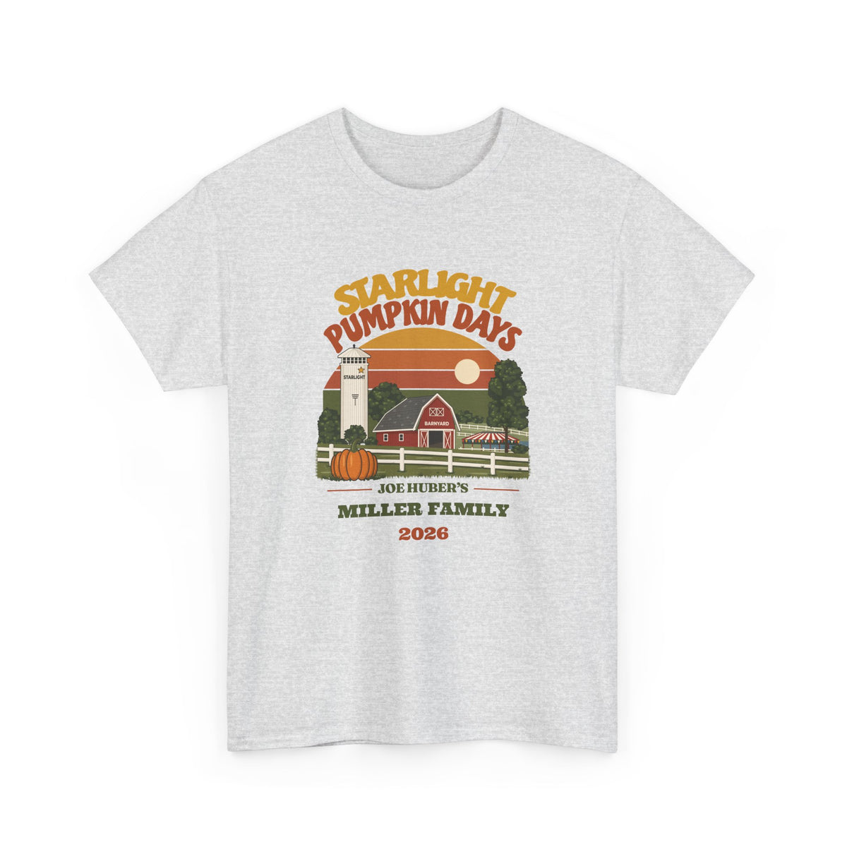 Starlight Sunset — Personalized Pumpkin Days Tee (Adult)