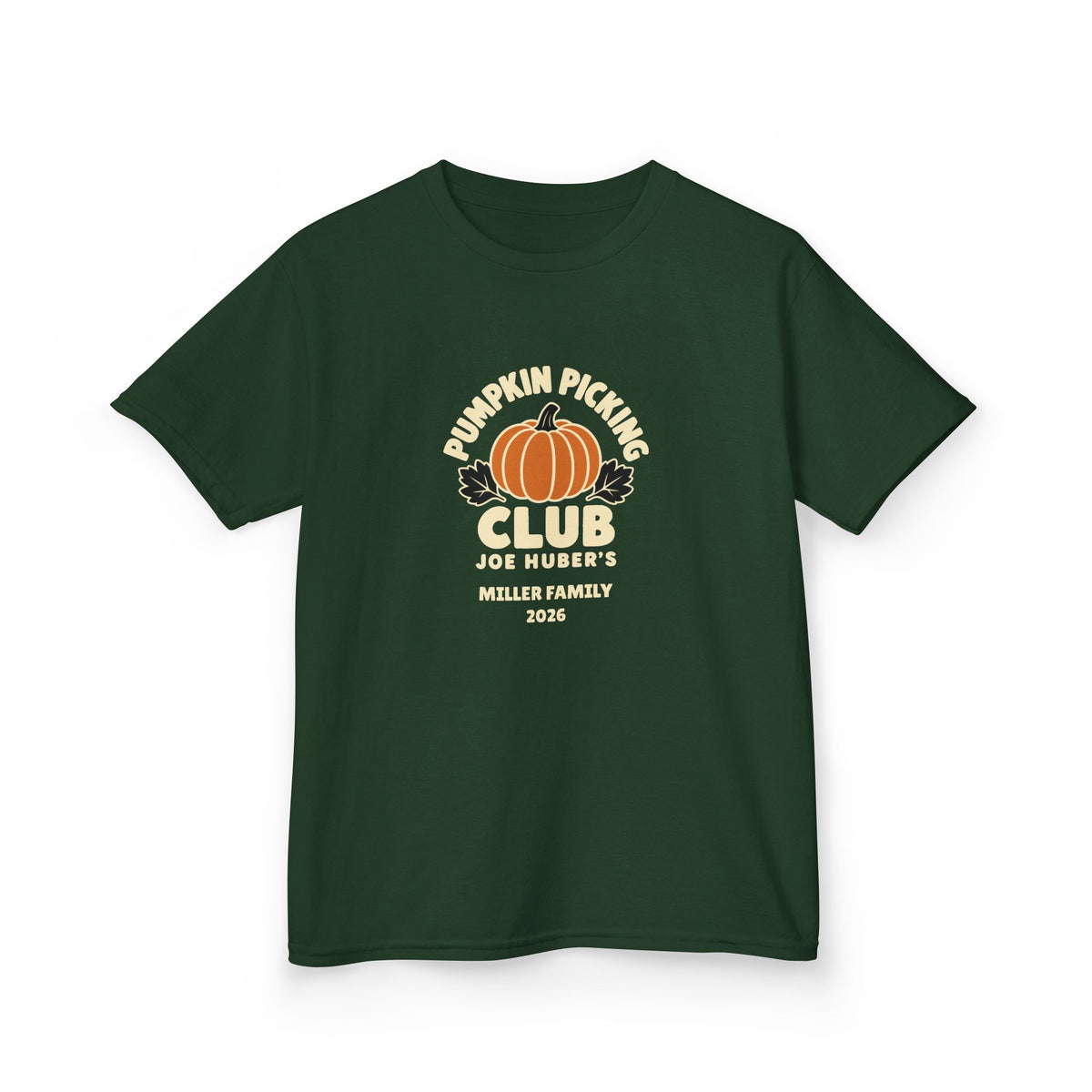 Pumpkin Picking Club — Personalized Farm Tee (Youth)