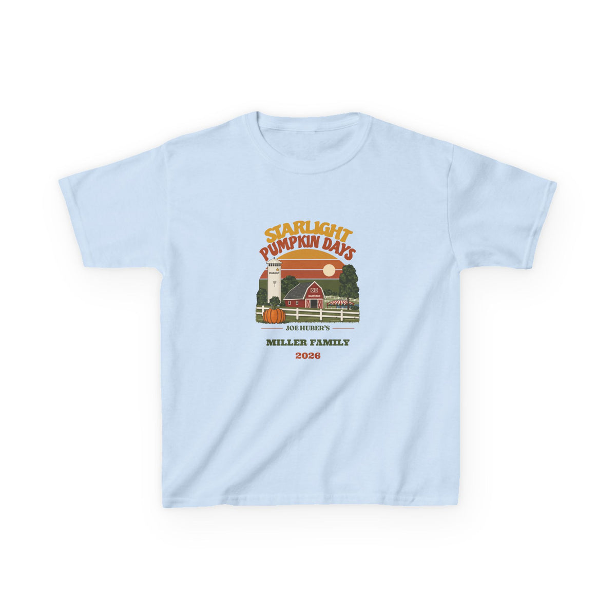 Starlight Sunset — Personalized Pumpkin Days Tee (Youth)