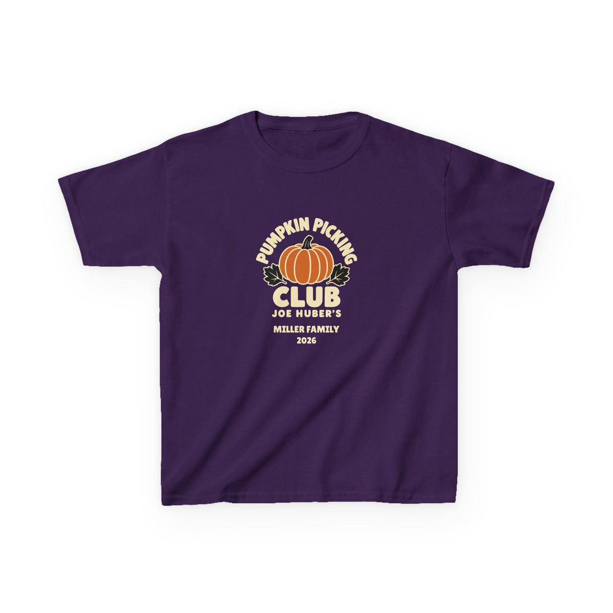 Pumpkin Picking Club — Personalized Farm Tee (Youth)