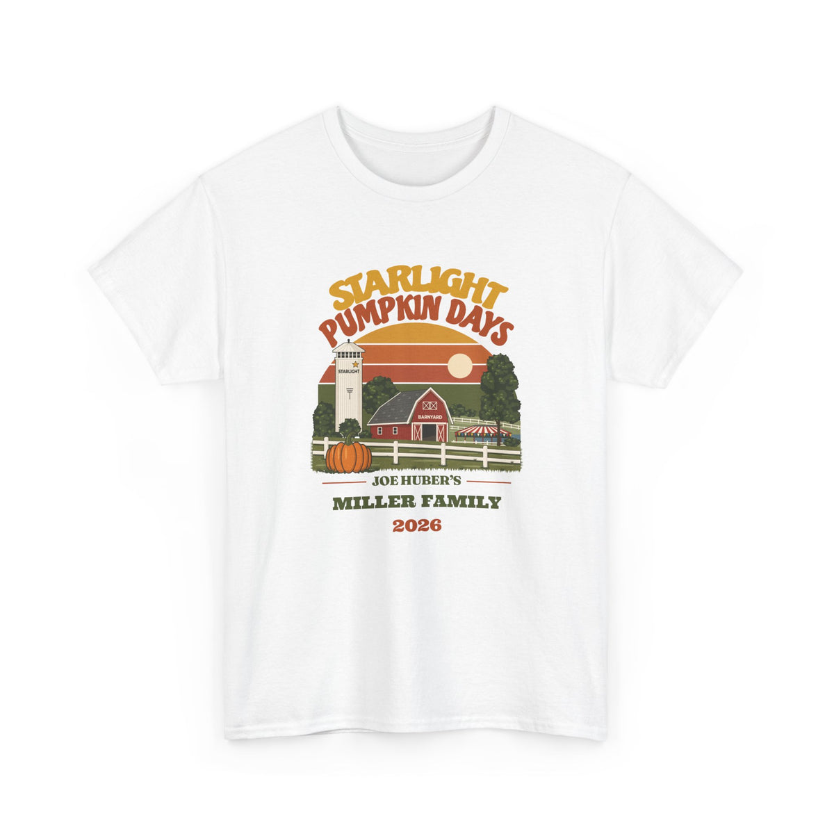 Starlight Sunset — Personalized Pumpkin Days Tee (Adult)