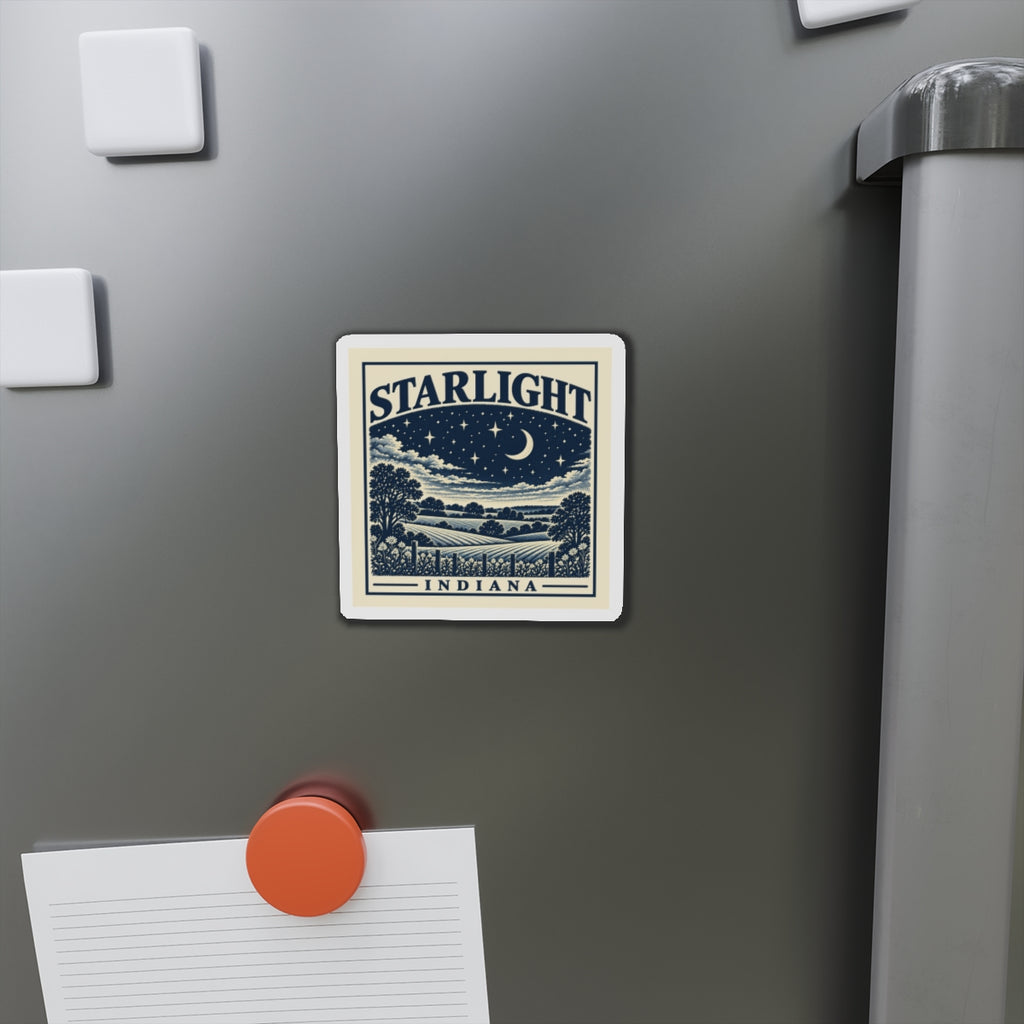 Starlight, Indiana — Nights Souvenir Magnet — product mockup