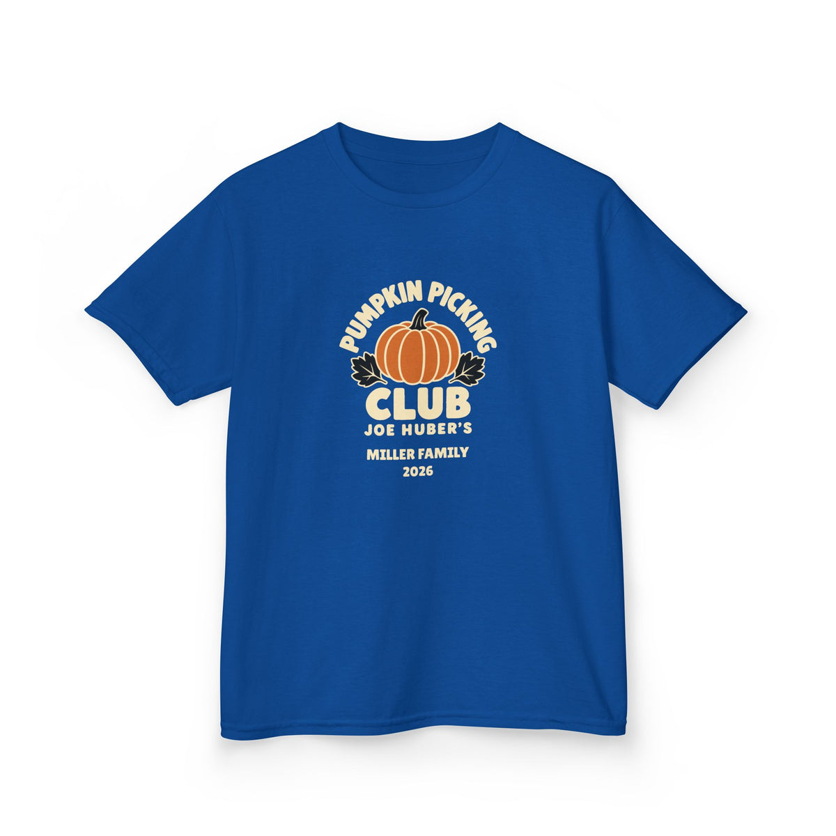Pumpkin Picking Club — Personalized Farm Tee (Youth)