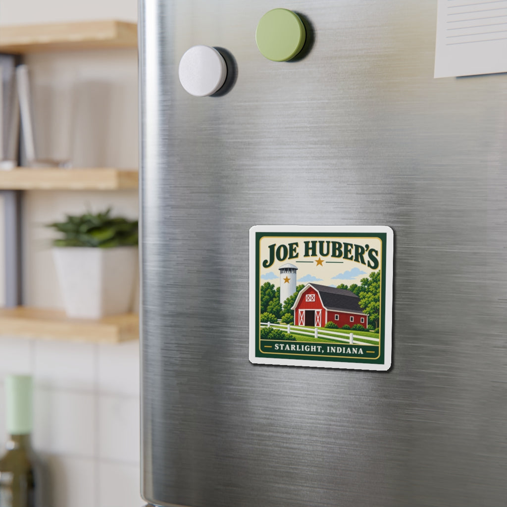 Joe Huber’s — Barnyard Landmark Magnet — product mockup