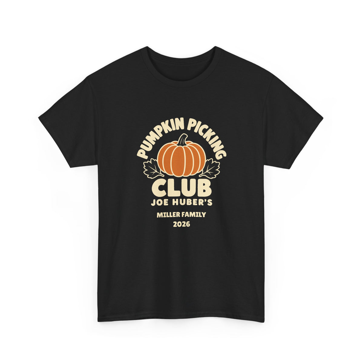 Pumpkin Picking Club — Personalized Farm Tee (Adult)