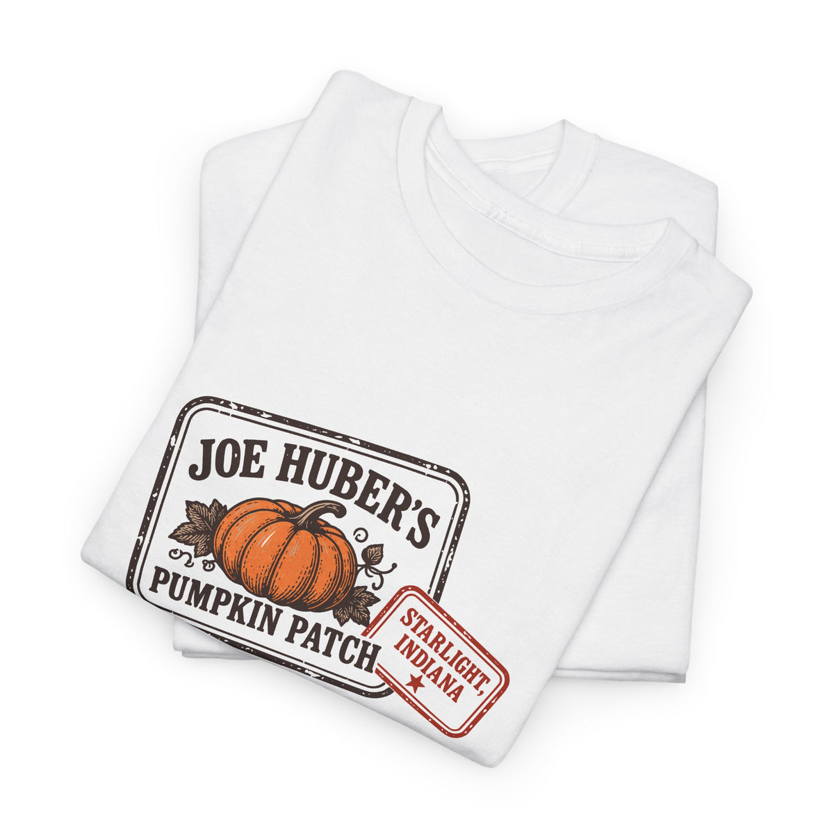 Pumpkin Patch Passport — Personalized Stamp Tee (Adult)