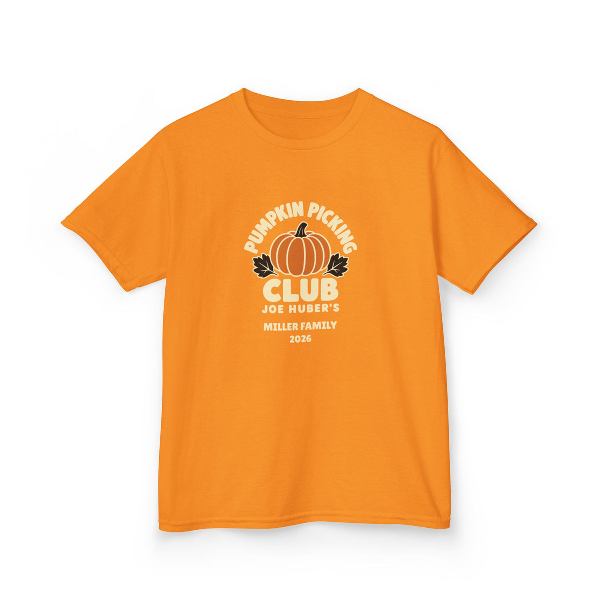 Pumpkin Picking Club — Personalized Farm Tee (Youth)
