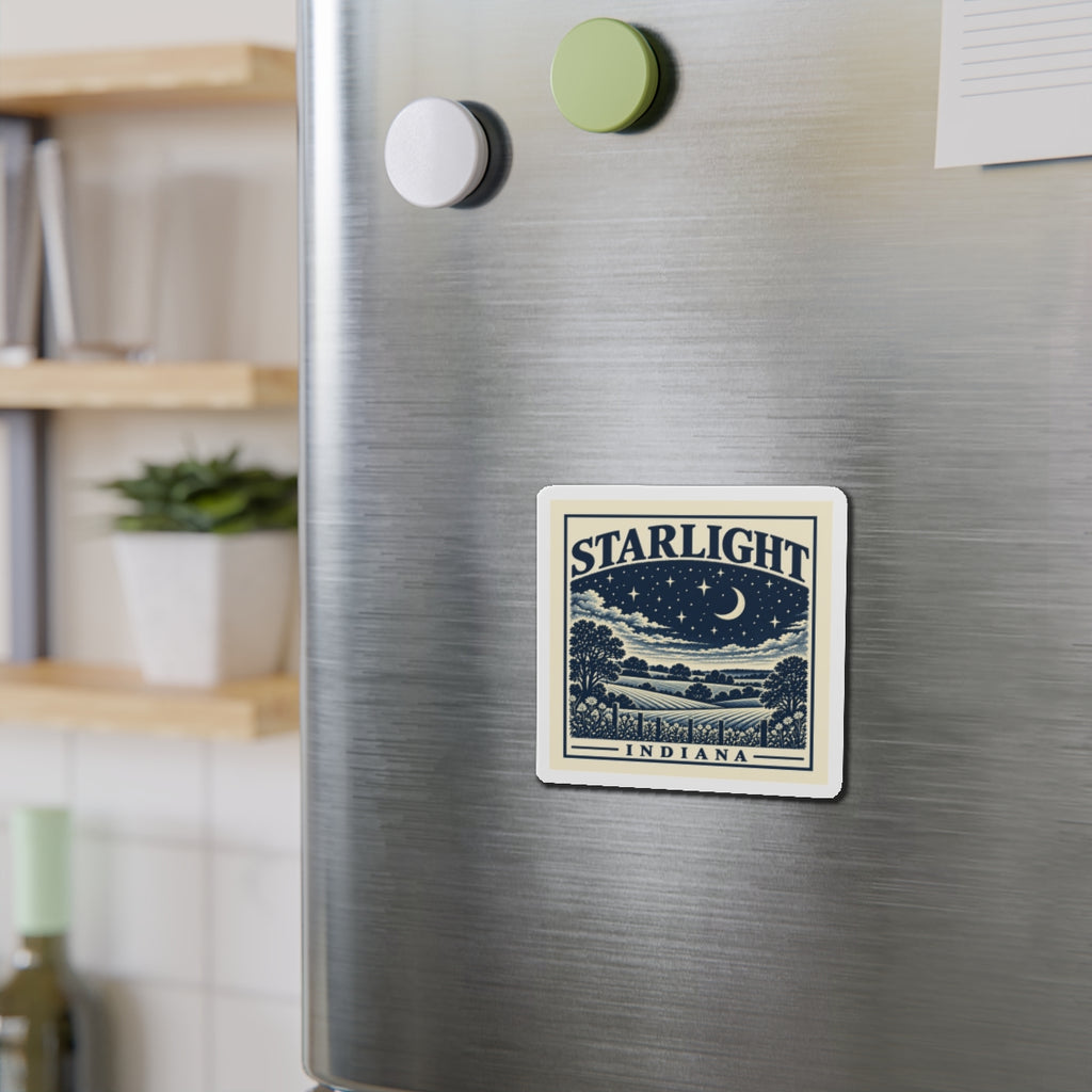 Starlight, Indiana — Nights Souvenir Magnet — product mockup